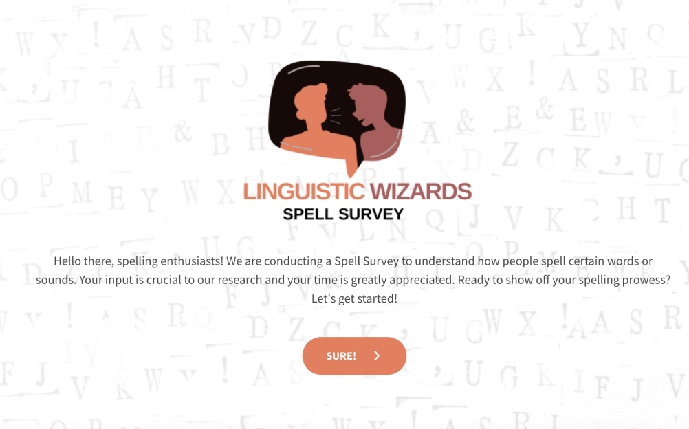 Spell Survey Template