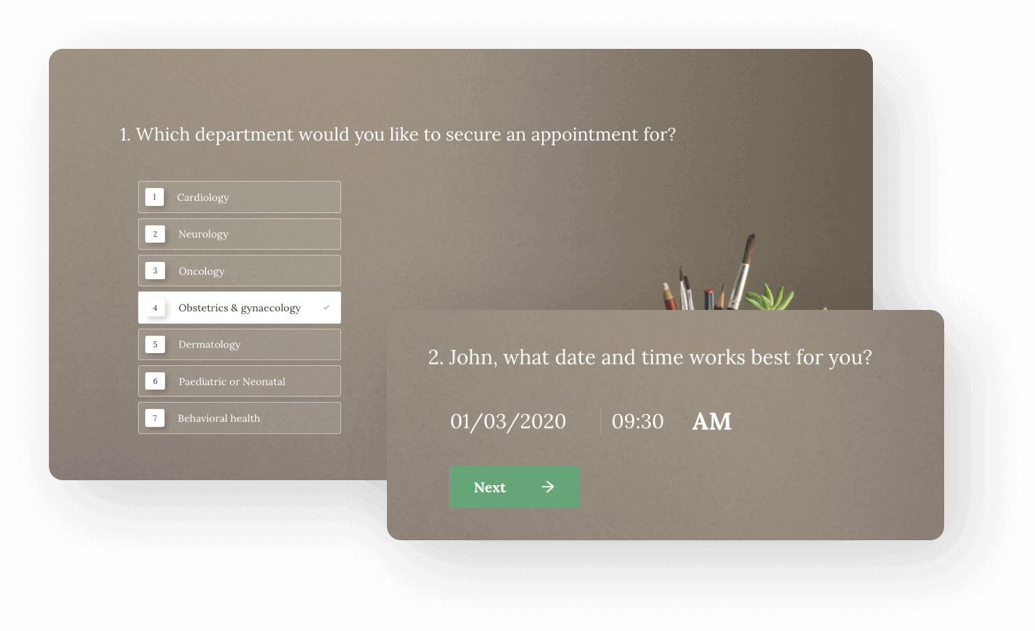 Tailor Questions and Response Options
