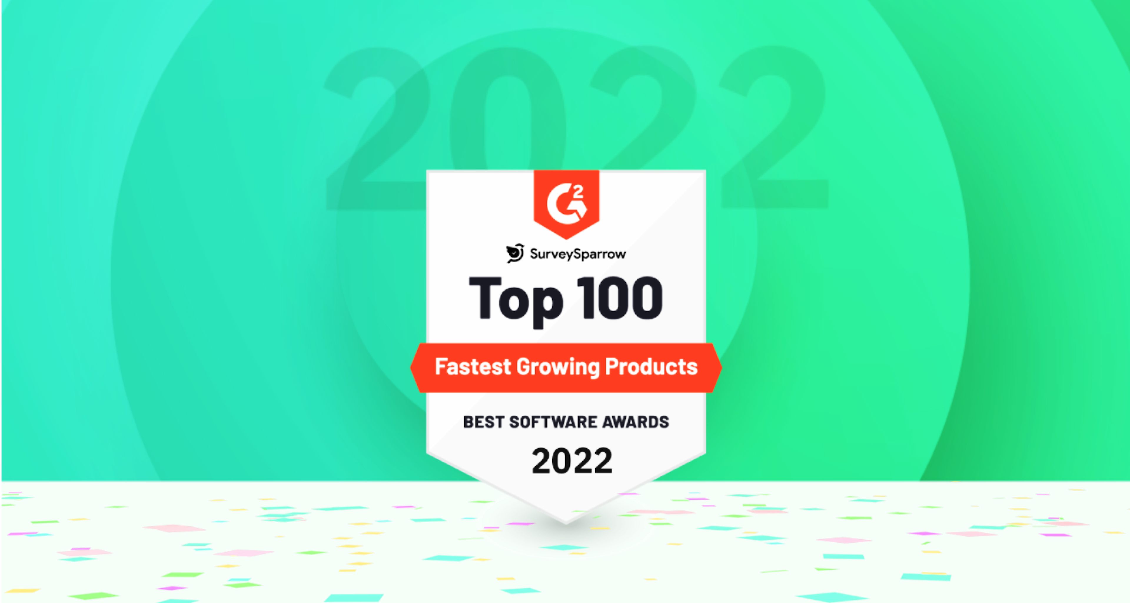 Hat-Trick in the Bag: SurveySparrow Wins G2’s Fastest Growing Product Award for 2022!
