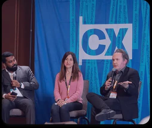 CX leaders building meaningful professional relationships at executive networking event